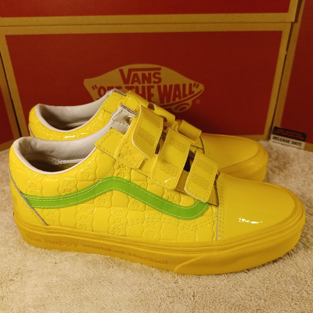 Vans X Haribo Youth 2 Old Skool V Checkerboard Yellow VN0A3D29BK2